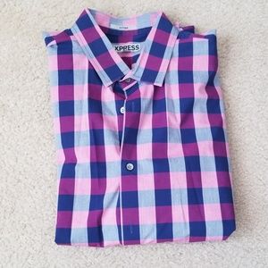 Express mens dress shirt (purple)